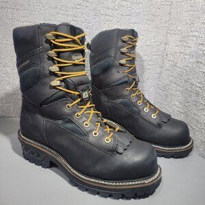 Georgia LTX Logger 9" Composite Toe Mens Size US 9M Waterproof Work Boot GB00619